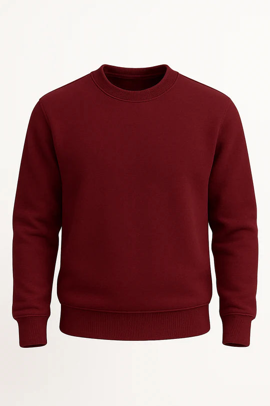 Maroon & Black Premium Men’s Sweatshirt