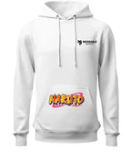 Naruto White Printed Hoodie
