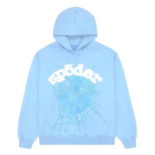 Blue Sp5der Web Hoodie