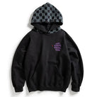 Anti Social Club Checkered Black Hoodie